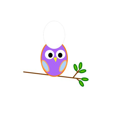 Purple Owl On Branch Png Svg Clip Art For Web Download Clip Art Png