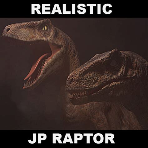 Jurassic Park Velociraptor 3d Model