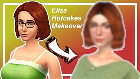 Townie Makeover Eliza Pancakes To Eliza Hotcakes The Sims 4 Youtube