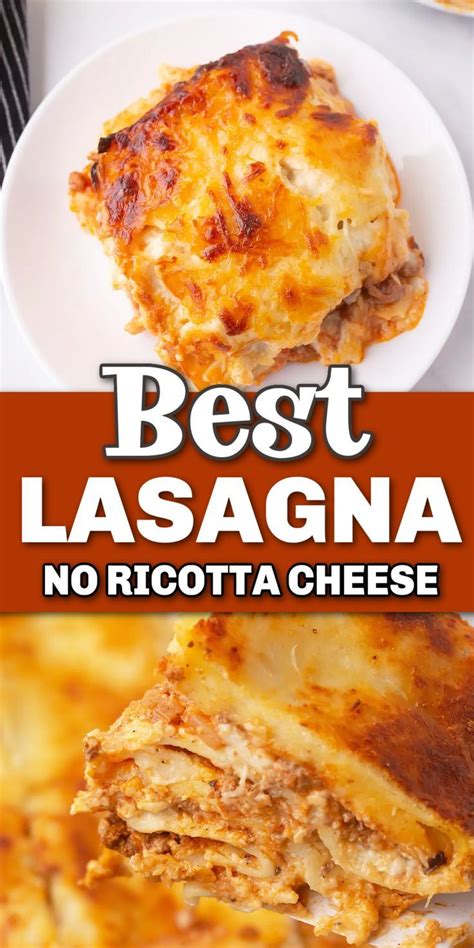 Lasagna Recipe Without Ricotta Cheese Artofit