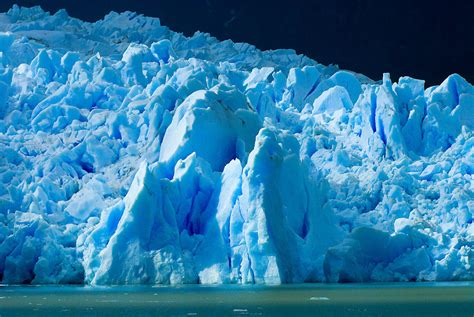 Grey Glacier Grey Lake Lago Grey Torres Del Paine National Park