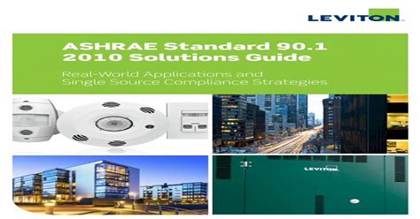 Ashrae Standard 901 2010 Solutions Guide Ajb · Pdf File4 Evolution