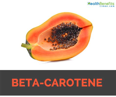 Beta Carotene Facts And Health Benefits Nutrition