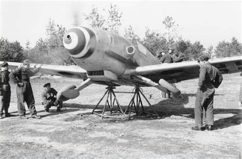 Retrowar — Landing Gear Work On A Bf 109 Fighter Jets