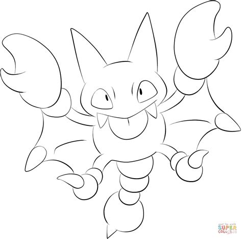 Pokemon Coloring Pages Gliscor Coloring Pages