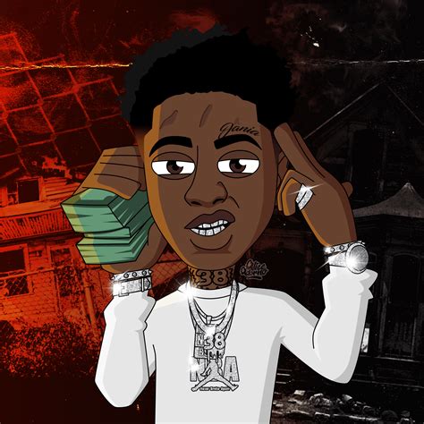 Nba Youngboy Cartoon Wallpapers Wallpaper Cave