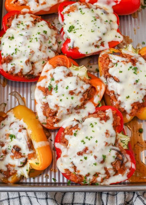 Italian Stuffed Bell Peppers Vegetable Recipes