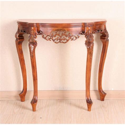 Precision can also be negative or zero (default). Hand Carved Rich Oak Wood Half Round Asian Style Living Room Console Sofa Table | Console table ...