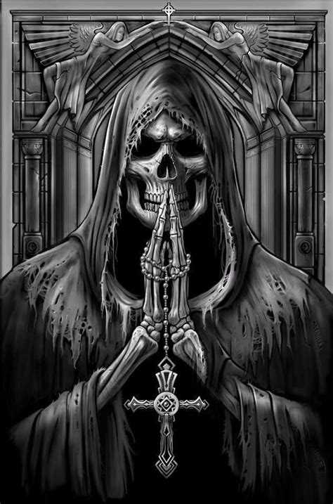 Exú Caveira Grim Reaper Art Reaper Tattoo Grim Reaper Tattoo