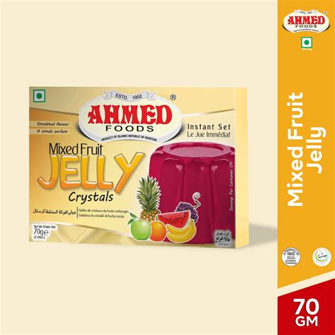 Buy Ahmed Food Mixed Fruit Jelly Crytal 70 Gm Apna Bazar Cash And
