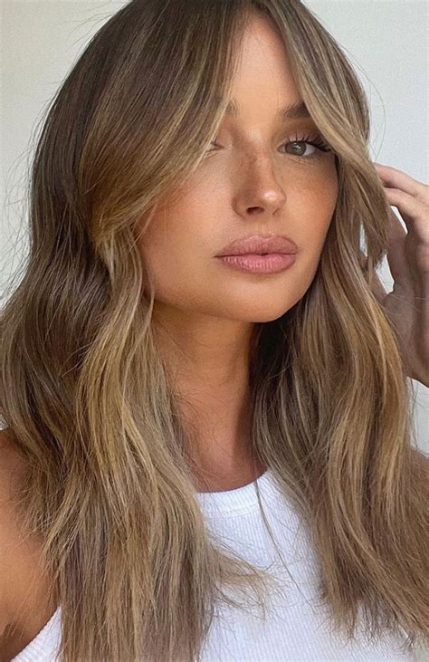 Maybe you would like to learn more about one of these? Trendy Hairstyles & Haircuts with Bangs - Bronde with ...
