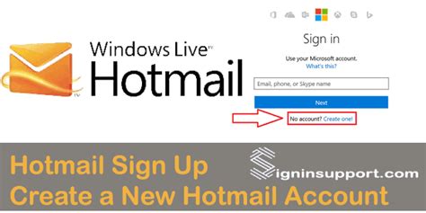 Free Hotmail Sign Up | Create a new Hotmail Account Now