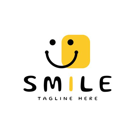 Simple Happy Smile Logo Design 10521358 Vector Art At Vecteezy