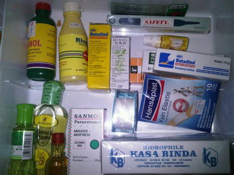 Baru 28 Obat Obatan P3k