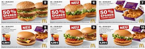 Mcdonalds bietet laufend lukrative gutscheine an, mit welchen du in den filialen zu absoluten schnäppchenpreisen speisen kannst. McDonalds Gutscheine für Juni 2013 zum Ausdrucken - Sparblog.com