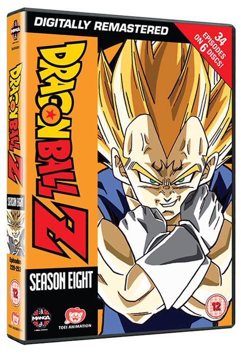 The eighth season of the dragon ball z anime series contains the babidi and majin buu arcs, which comprises part 2 of the buu saga.the episodes are produced by toei animation, and are based on the final 26 volumes of the dragon ball manga series by akira toriyama. Dragon Ball Z Season 8 (Episodes 220-253) on DVD