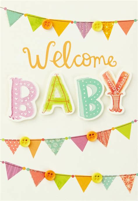 Welcome New Baby Card Greeting Cards Hallmark