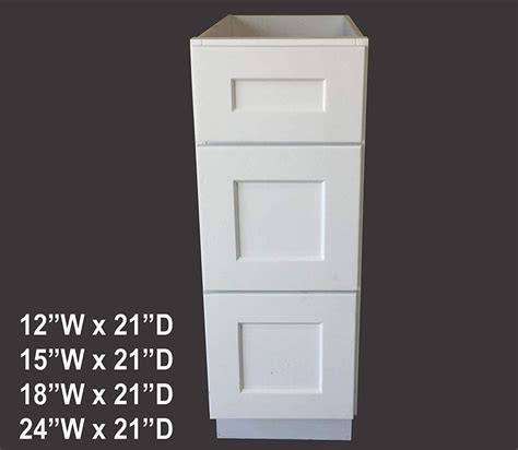 The width can range from nine inches wide to 36 inches the tall cabinet family line consists of pantry cabinets and oven cabinets. 12 inch wide base cabinet with drawers - Google Search in 2020 | Bathroom vanity base, Base ...