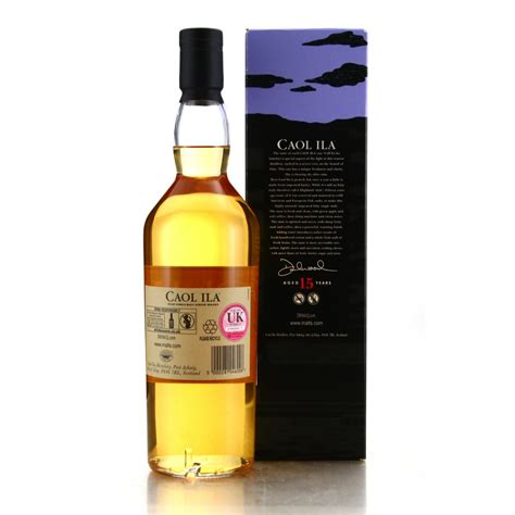caol ila 15 year old unpeated cask strength 2016 release whisky auctioneer