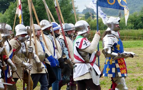 Battle Of Tewkesbury Re Enactment Medieval Festival Tewkesbury Battle