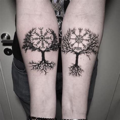 Top 50 Best Yggdrasil Tattoo Ideas Norse Mythology Tattoo Designs