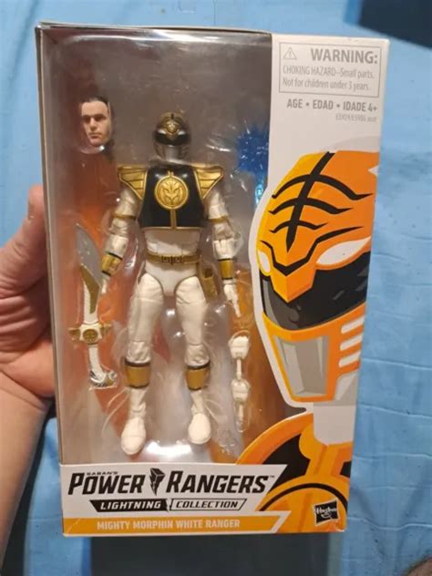 Power Rangers Lightning Collection Hasbro Mighty Morphin White Ranger