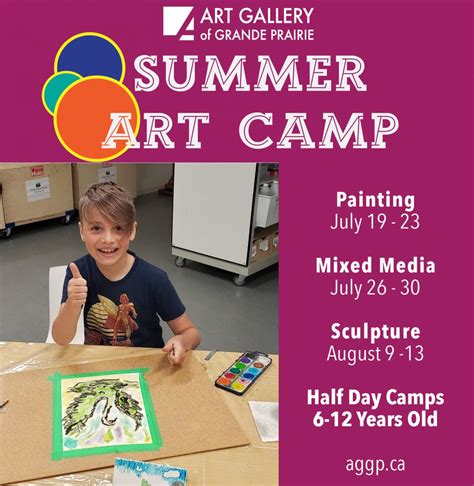 Summer Art Camp Art Gallery Of Grande Prairie