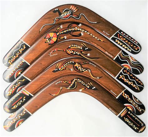 Contemporary Brown Coloured Design Returning Boomerang