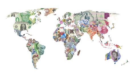 The World Map Of Currencies Photos
