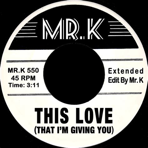 Edits By Mr K This Love Extended Edit By Mr K
