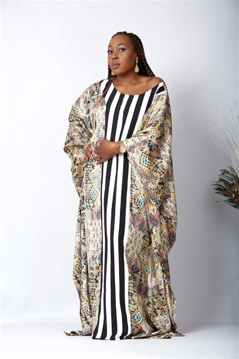 African Inspired Kaftan Boubou Bubu Maxi Dress Somadina Jamii