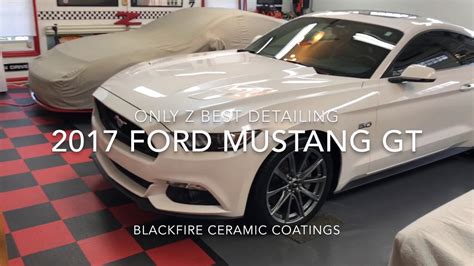 Only Z Best Detailing 2017 Platinum White Ford Mustang Gt Blackfire