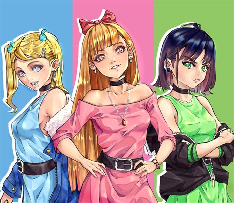 Hintergrundbild für Handys Animes Blasen Powerpuff Girls Blüte