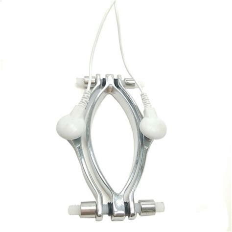 electro clit clamp women labia chastity spreader clip electric e stim sm set ebay