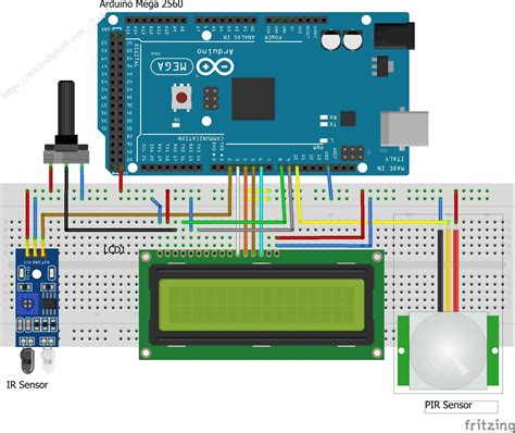 How To Use Ir Infrared And Pir Motion Sensors With Arduino And Lcd