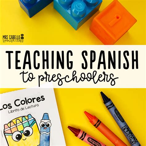 Teaching Colors In Spanish To Preschoolers Pin On Homeschooling Ideas