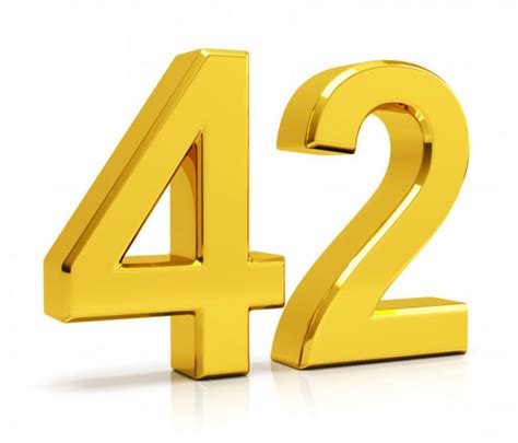 Número 42 Quais São Os Seus Significados Os Números