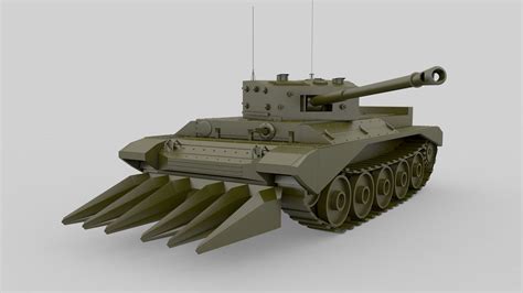 3d Model Cromwell Tank Cgtrader