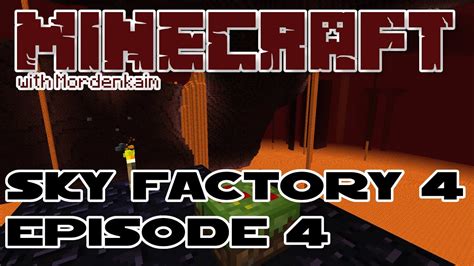 Minecraft Sky Factory 4 Episode 4 Netherrack Sapling Infinite