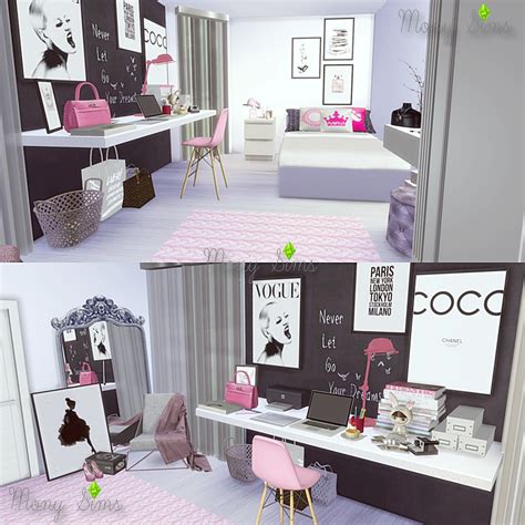 Sims4 Interiordesign Bedroom Taylorswift Pink Sims 4 Bedroom Vrogue