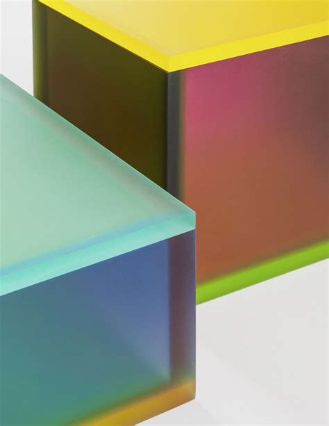 Raw Colors Latest Project A Series Of Acrylic Boxes Whose