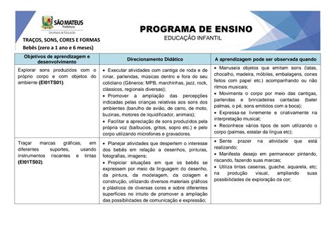 Campo De Experiencia Educação Infantil Bncc