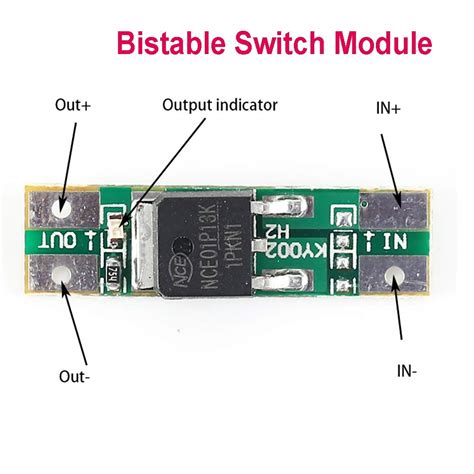 Bistable Switch Module Dc 20v 100v 16a 1600ma Trigger Circuit Amazon