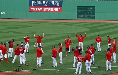 Red Sox Workout At Fenway The Boston Globe