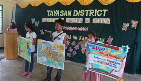 Slogan Contestfilipino Welcome To Tayasan District
