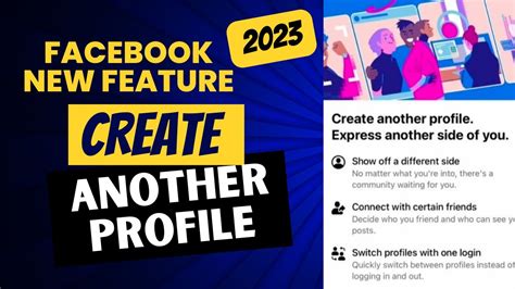 Create Another Profile Facebook New Feature Youtube