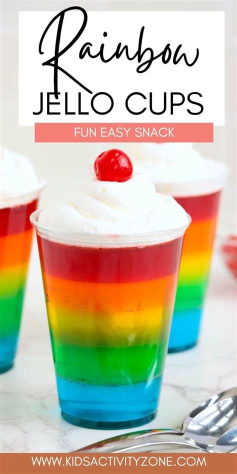 Fun Layered Jell O In Cups For And Easy To Serve Individual Cups