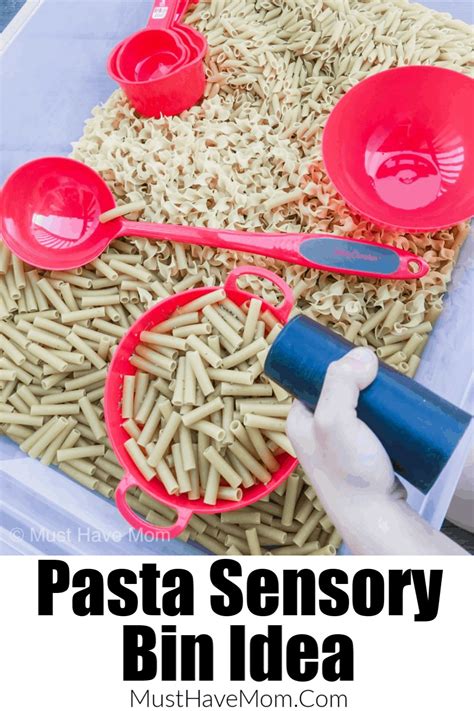 Pasta Sensory Bin Activity Must Have Mom