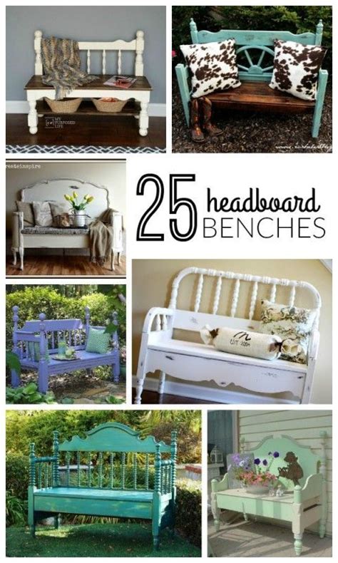 These headboard projects are great for beginners because they use standard materials with simple construction. 25 Headboard Benches + How to Make Your Own #Headboardbenches | Build a headboard, Headboard ...