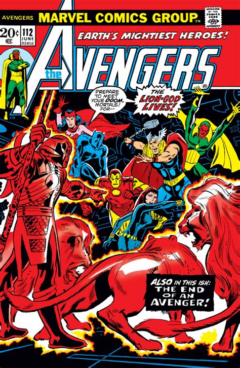 Avengers Vol 1 112 Marvel Database Fandom